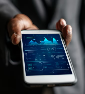 Illustration de l’accès simplifié et partagé aux données de l’entreprise via les outils de Business Intelligence